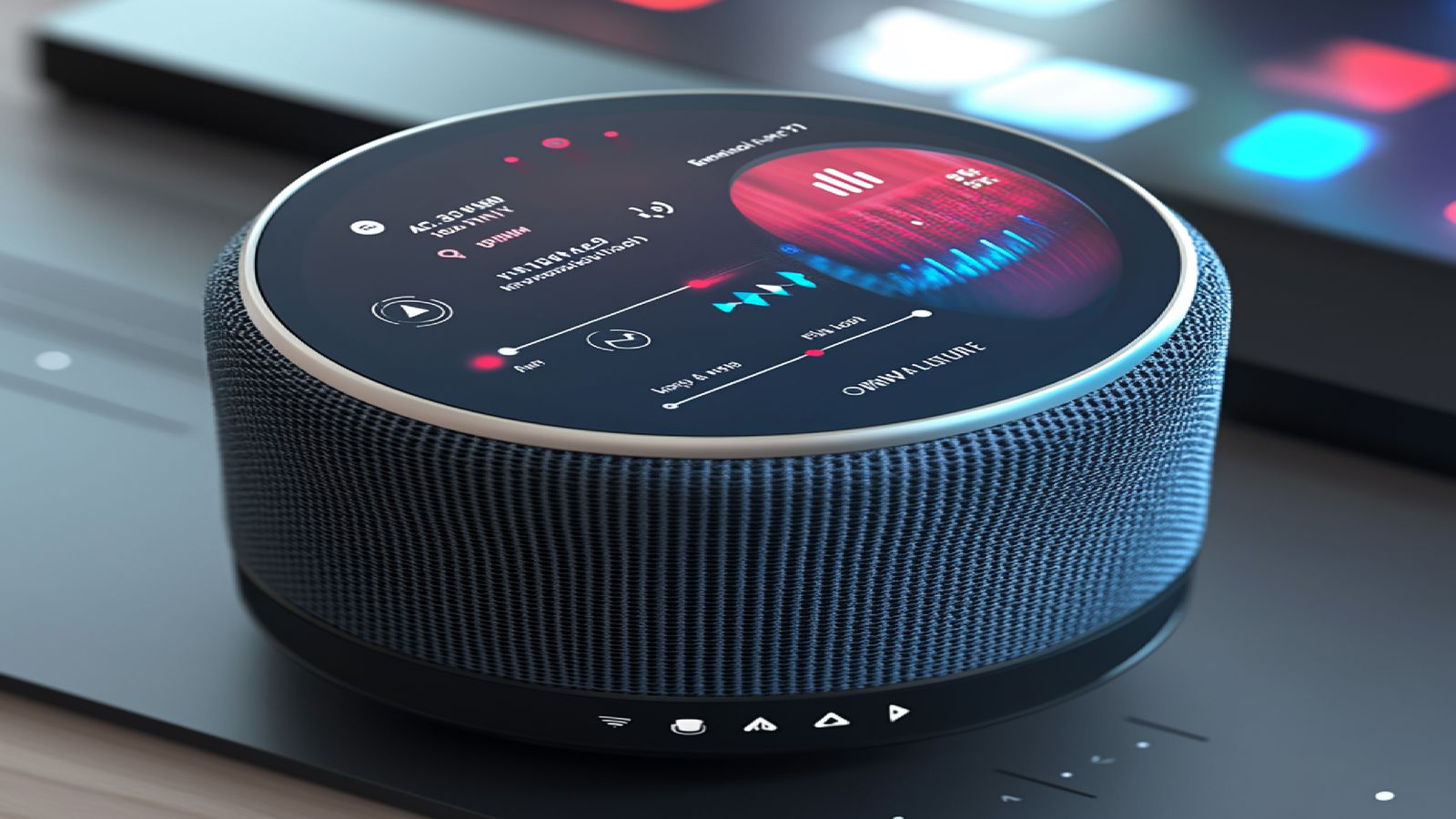 Waveform visualization of a spoken question overlaid on a structured FAQ document with highlighted answer passages